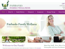 Tablet Screenshot of fairbanksfamilywellness.com